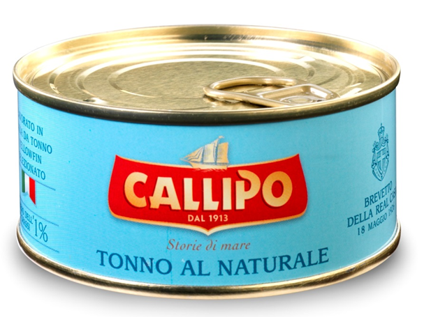 Филе ломтики тунца желтоперого в собственном соку "CALLIPO" (0,16 кг) 