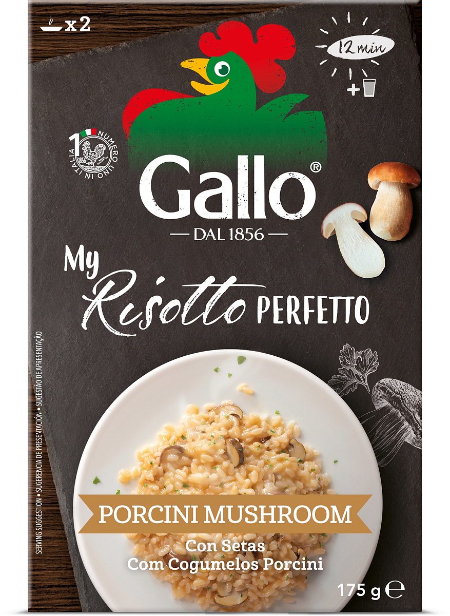 Ризотто с белыми грибами "Ризо Галло" (0,175 кг)