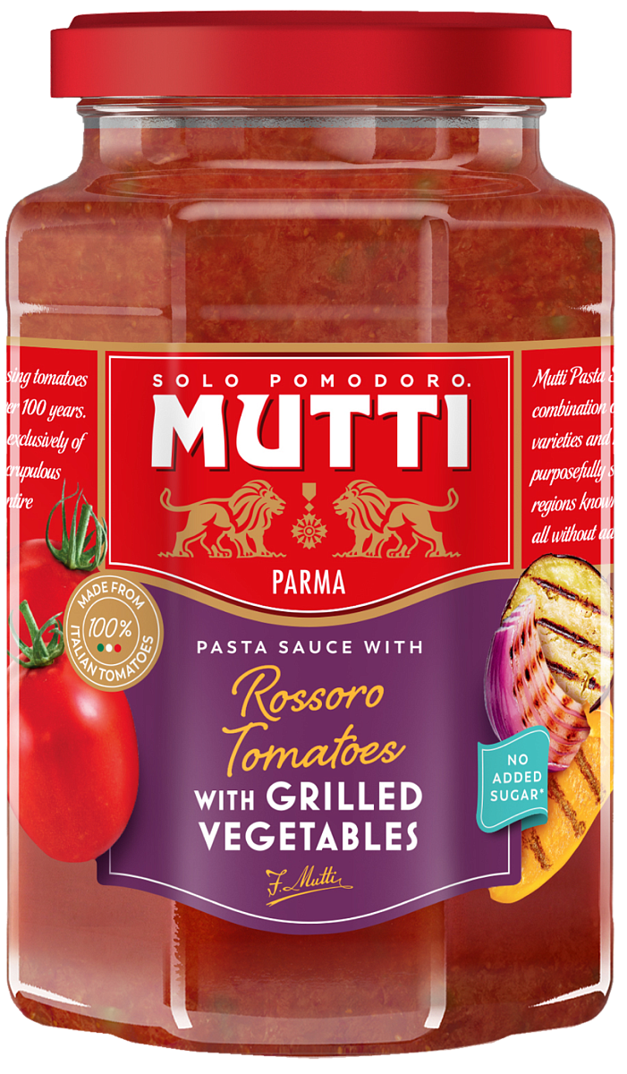 Соус томатный с овощами гриль "Мутти" ст./б. (0,4 кг)